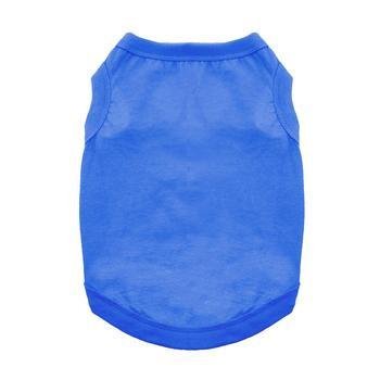 DOGGIE DESIGN Cotton Dog Tank Nautical Blue