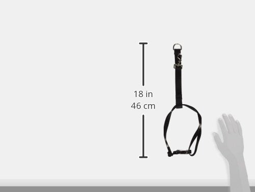 LupinePet Basics 1 Black 26-38 No Pull Harness for Medium-Larger Dogs