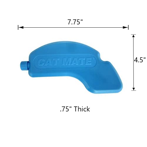Cat Mate C500 Replacement Ice Packs, 2-Pack, Polyethylene Terephthalate, Convenient Cooling Solution for Automatic Pet Feeder