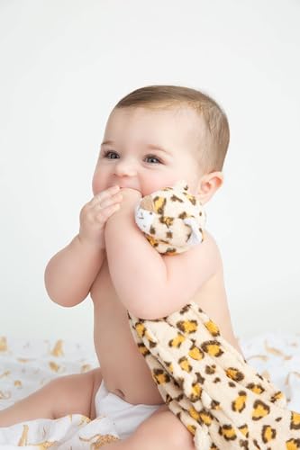 Angel Dear Leopard Print Blankie, 1 Count, Cashmere Material, Model 1149b