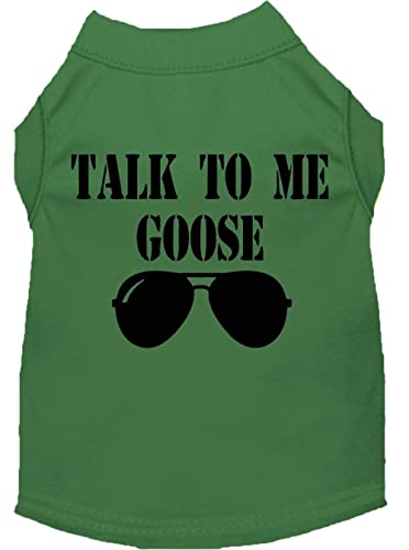 Mirage Pet Product Talk to me Goose Screen Print Dog Shirt Brown XXL