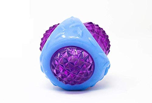 Psk Pet Mart Rubber Tpr Toy, Purple Ball, Medium Toys For Dogs Puppy Interactive Toys 1Pcs