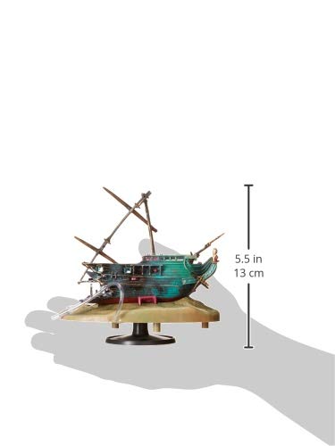 Penn-Plax Aerating Action Ornament, Rocking Shipwreck