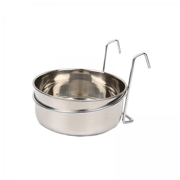 Ujeavette 6Xstainless Steel Dogs Bowl Practical For Small And Medium Dogs Dog Cage Puppy Diameter 10Cm