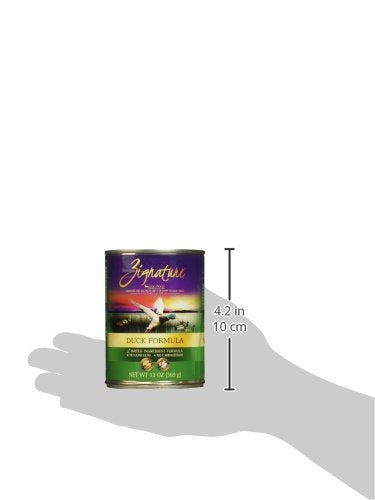 Zignature Duck Formula Wet Canned Dog Food 13oz, case of 12