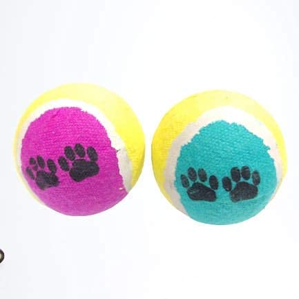 Dog Trust Tennis Balls Dog Toy,Pet Tennis Balls For And Puppies Playing, Interactive Attention, Suit For Exercise & Fetch Pack O