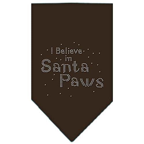 Mirage Pet Products Santa Paws Rhinestone Bandana, Large, Lime Green