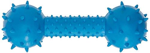 Pet Believe Dog Non Toxic Tpr Material Spike Flexible Bone And Dumbbell For Small Medium Puppy Dogs | Teething Chew Toy For Play