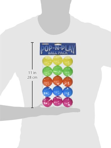(2 Packages) Marshall Pet Products Pop-N-Play Ball - Each Package Contains 15 Balls