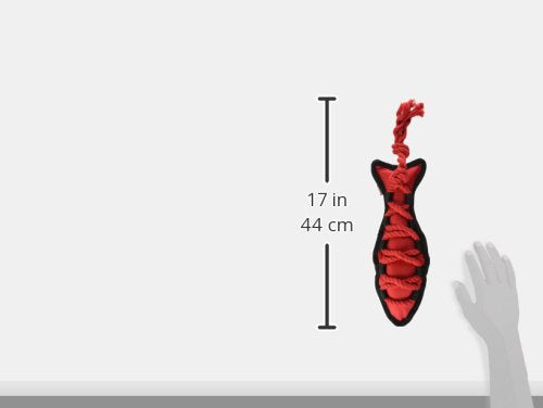 Multipet Cross-Ropes Fish Tough Dog Toy, 11.5'