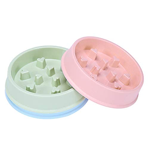 Pets Empire Pet Feeder,NonSpill MultiPurpose Bowl For Dogs Food And Water Feeder Pet Dog Bowl Slow Feeder Plastic Anti Choking