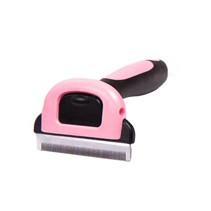 Alexvyan Pink Deshedding Brush For Dogs  Upgraded 6Mm Blade  Dog Brush For Short Medium Long Hair  Cat Brush  Pet Grooming B