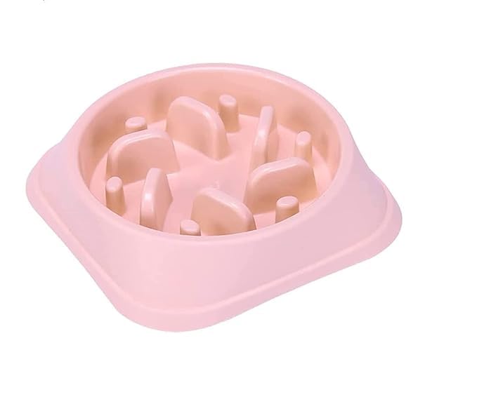 Furbies Pets Feeder Portable Feeding Food Bowls Puppy Dog Cats Slow Down Eating Feeder Dish Prevent Obesity Dogs Bowl With Free 