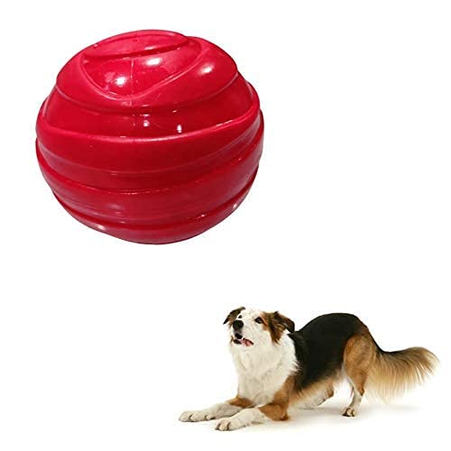 PSK PET MART India Latex Squeaky Rubber Football Toy for Puppy, Dog and Cat  Color May Vary (Large) with Squeaky Sound