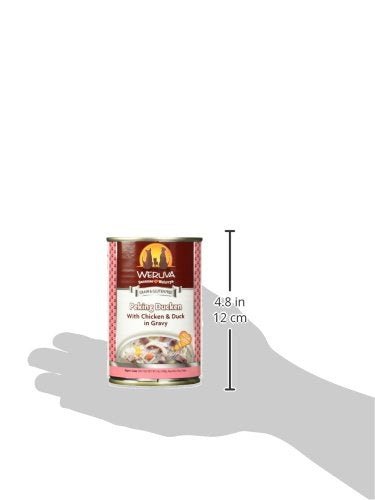 Weruva Classic Dog Food, Peking Ducken with Chicken Breast & Duck in Gravy, 14oz Can (Pack of 12)