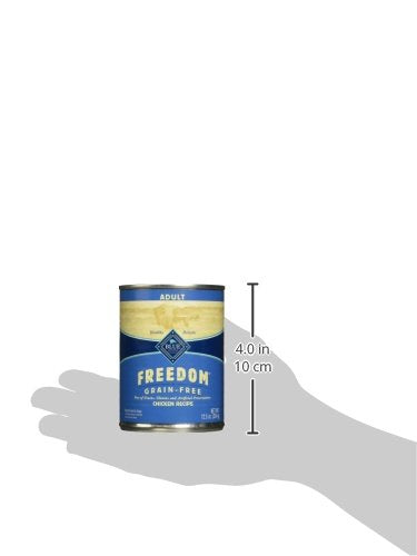 Blue Buffalo Freedom Grain-Free Wet Dog Food, Free of Glutens & Artificial Preservatives, Made with Natural Ingredients, Chicken