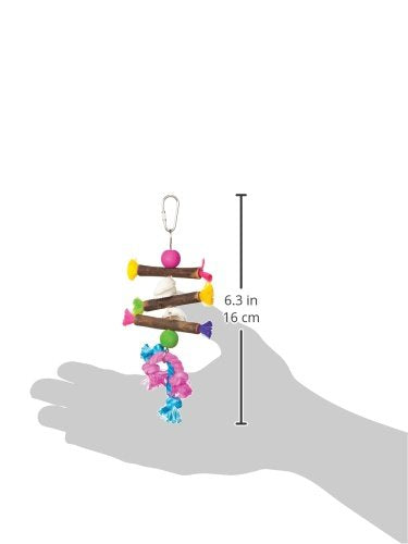 Prevue Hendryx Preen & Pacify Tropical Teasers Shells And Sticks Bird Toy 62505