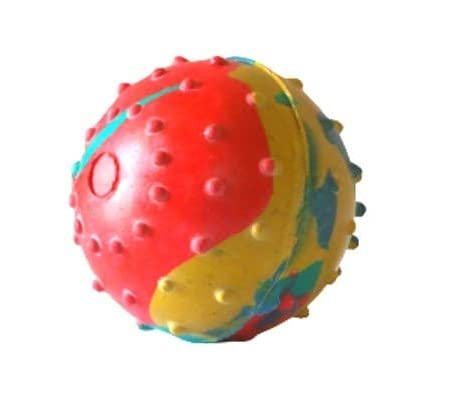 Smart Pups Multicolour Hard Ball For Dogs Multicolour Colour May Very (Pack Of 1 Pcs)