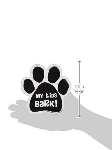 Imagine This My Kids Bark Paw Car Magnet, 5-1/2-Inch By 5-1/2-Inch