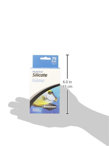 Seachem MultiTest Silicate Test Kit - 75 Tests, Litmus Paper, Model 976