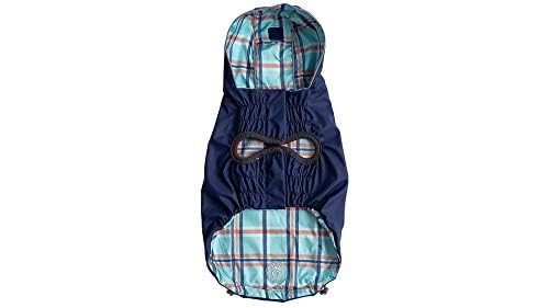 Gf Pet Navy Reversible Elasto-Fit Dog Raincoat, X-Large