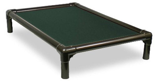 Kuranda Chewproof Dog Bed - Walnut PVC - 44'' x 27'' - Ballistic Nylon - Forest