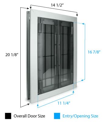 The Amazing Innovative Large Swing Dog Door - Say Good Bye To Flaps And Hello To Luxury