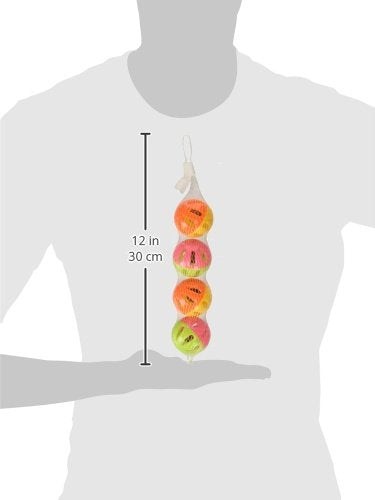 Super Bird Creations Sb1055 Birdie Balls Bird Foot Toy, Medium Bird Size, 2' Diameter (4 Pack)