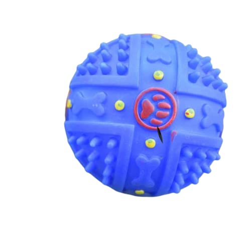 Smart Pups Printd I Q Ball For Dog I Q Ball For Dogs Colour May Very (Pack Of 1 Pcs, Blue)