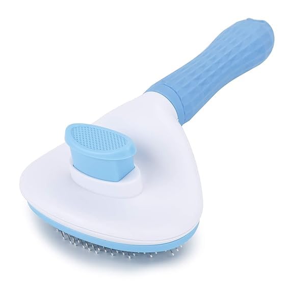 My Eden Self Cleaning Slicker Brush, Pet Massaging Tool, Grooming Brush For Dogs/Cats Cleaning Slicker Brushes, Hair Slicker Bru