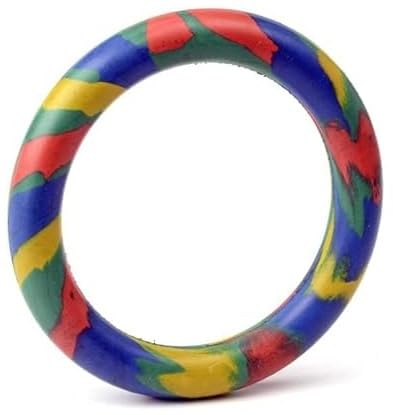 Swacch Large Rubber Ring Toss I Dog Chew Toy I Rubber Ring Chew Toy I Interactive Teeth Cleaning, Playing & Training Toy