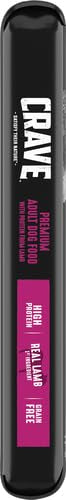 CRAVE Grain Free High Protein Adult Dry Dog Food with Lamb, 22 lb. Bag