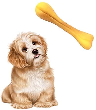 Pet Guard Squeaky Latex Bone Toy 10 Cm Big For Pet Dogs & Puppies (For Playing, Teething, Training & Killing Boredom)