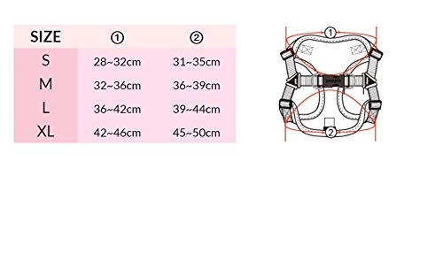 Puppia Red Soft Harness for Dogs, Large Pet Vest, Comfortable and Durable, Perfect for Outdoor Adventures