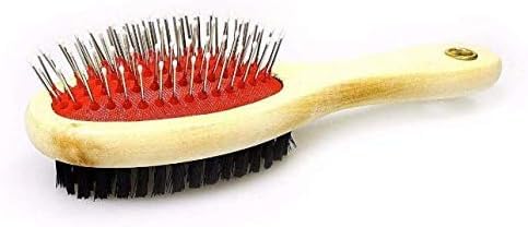 Kspups Pet Grooming Brush Cat Dog Double Sided Wooden Groomer Hair Comb Grooming Massage Short Or Long Hair