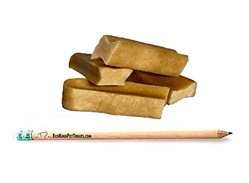 EcoKind Premium Gold Yak Cheese Himalayan Dog Chews, Dog Treats for Medium Dogs, All Natural, High Protein, for Aggressive Chewe