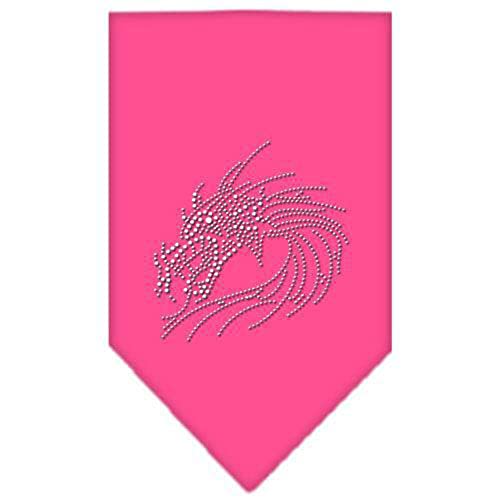 Mirage Pet Products Dragon Rhinestone Bandana, Large, Navy Blue