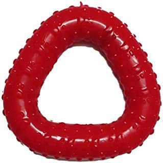 Psk Pet Mart Natural Rubber Triangle Dog Chew Toy, Puppy Teething Toy, 5 Inches