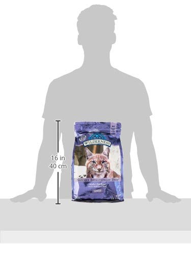 Blue Buffalo Wilderness Natures Evolutionary Diet High-Protein, Grain-Free Natural Dry Food for Adult Cats, Chicken, 6-lb. Bag