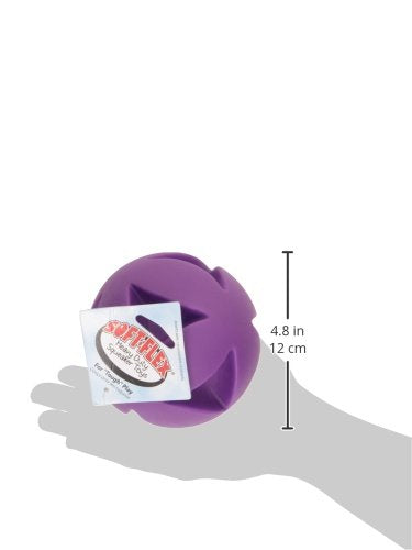 Soft-Flex Best Clutch Ball Dog Toy, 4.5-Inch Grape