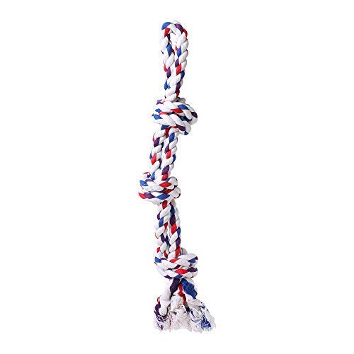 Psk Pet Mart Cotton Rope Toy For Chewing & Tugging For Large & Giants Dogs(Multi Color, 589 G,Extra Large)