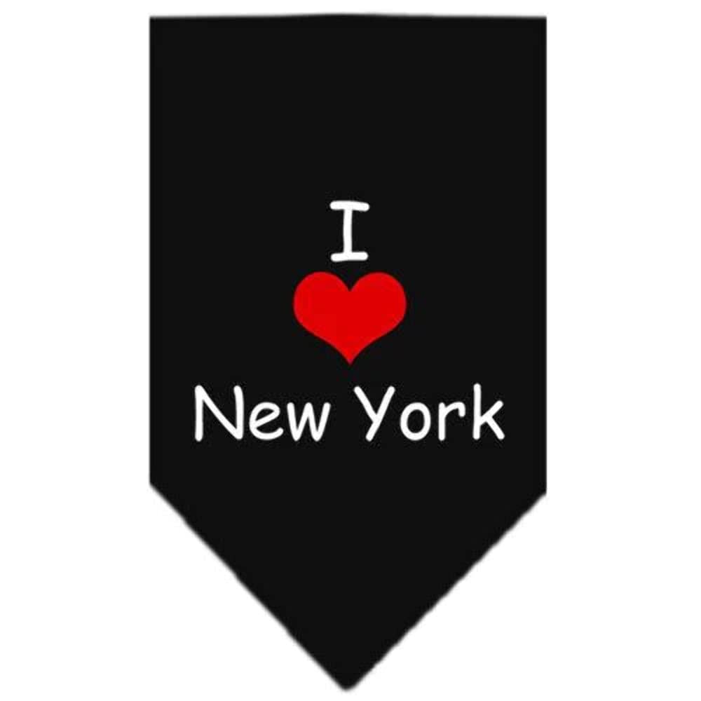 Mirage Pet Products I Heart New York Screen Print Bandana for Pets, Small, Turquoise