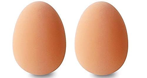 ChumsPet Rubber Bouncing Egg Ball Toy for Dogs & Puppies  Lightweight Chewing and Fetch Toy for Interactive Play Sessions (Set 