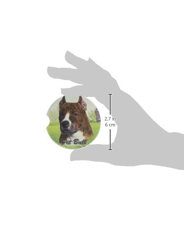 E&S Pets Pit Bull Brindle Coaster, 3' X 3'