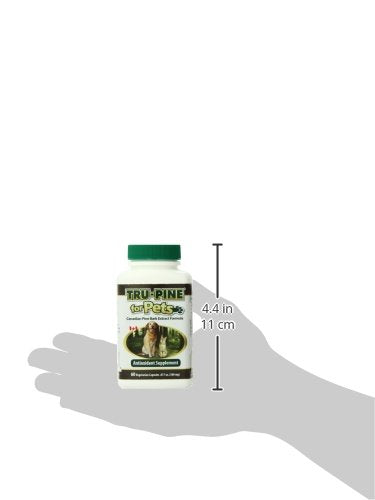 Essiac Tru-Pine for Pets - 60 Capsules - Natural Health Supplement for Dogs and Cats