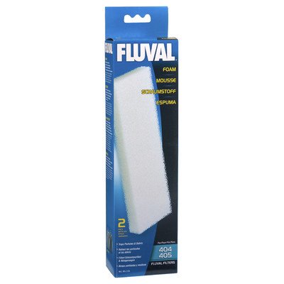 Fluval Filter Foam Block (2 Pack) [Set Of 2] Compatible Model: 404/405