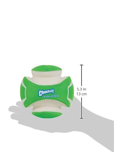 Chuckit! Kick Fetch Dog Toy Ball, Glow In The Dark, Small