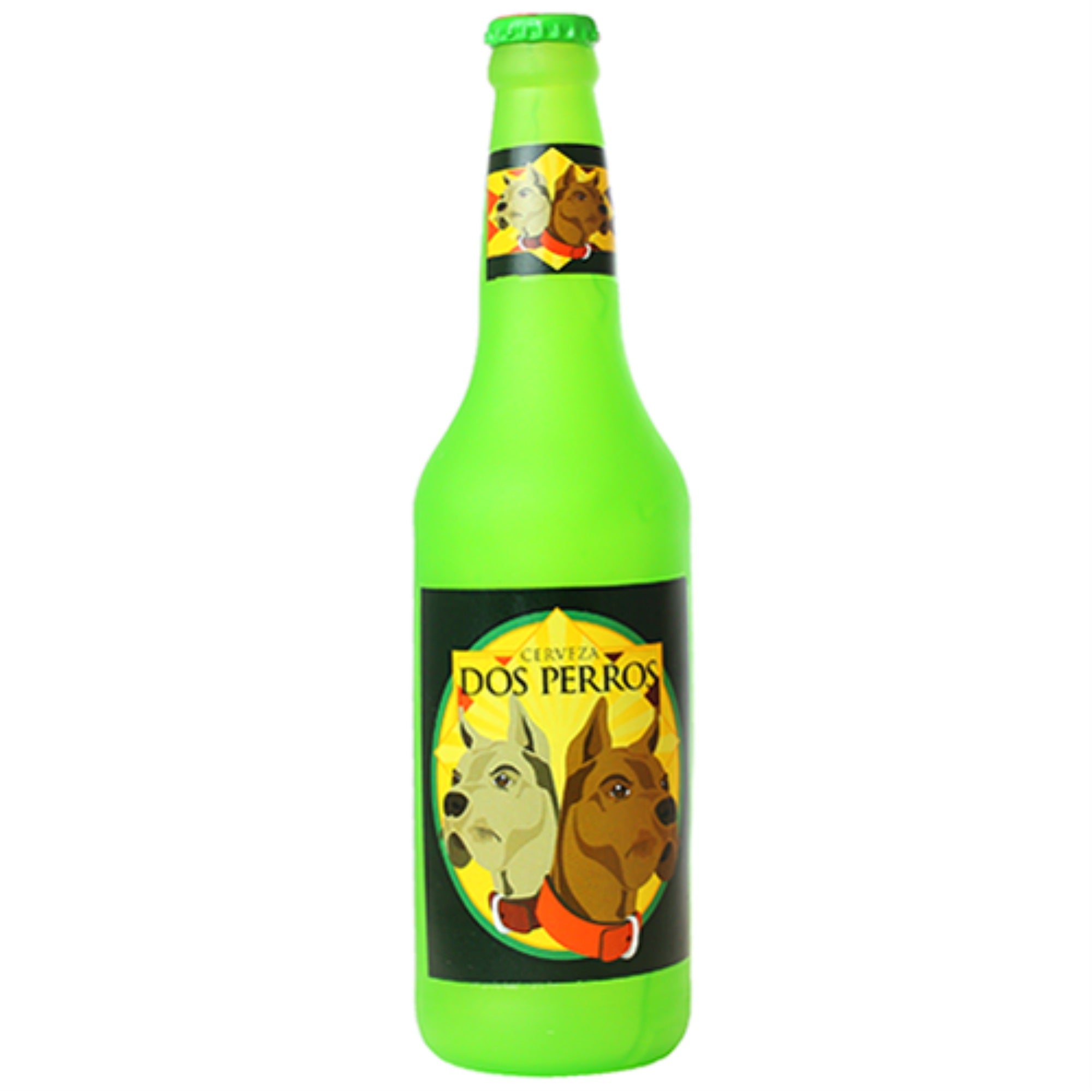 Silly Squeaker Beer Bottle Dos Perros