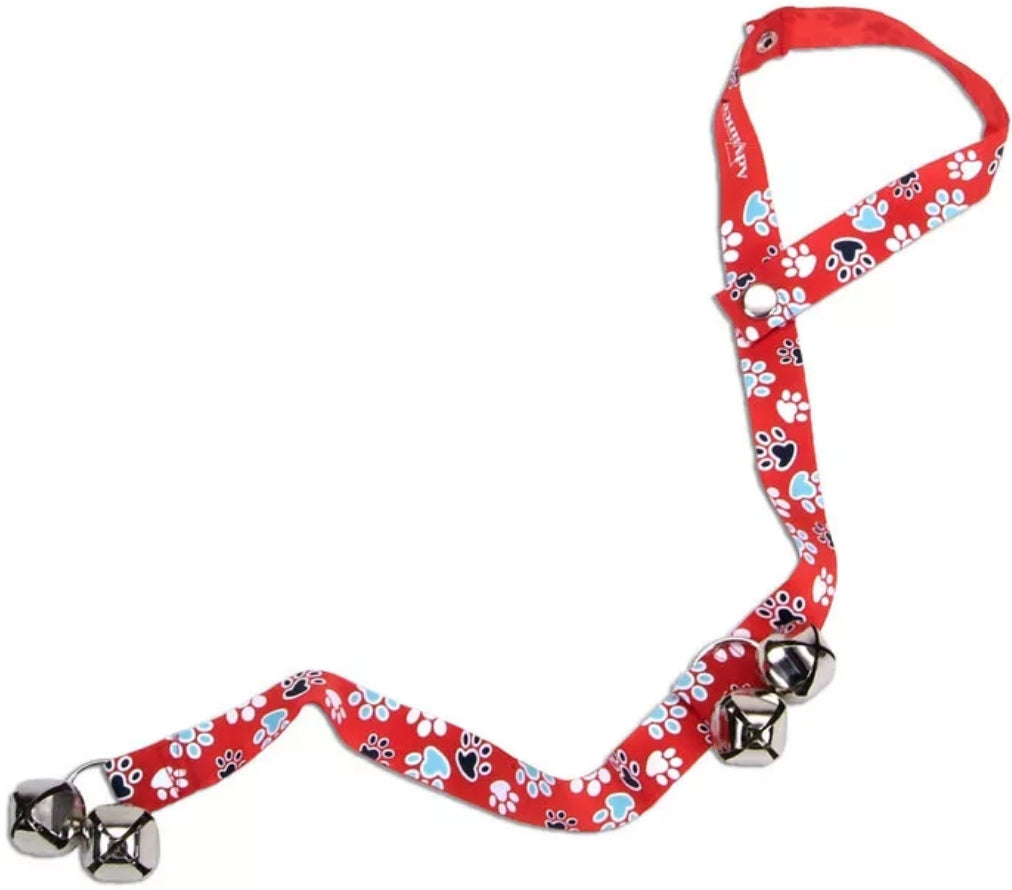 Coastal Pet Advance Potty Training Bells For Dogs Red Paws
