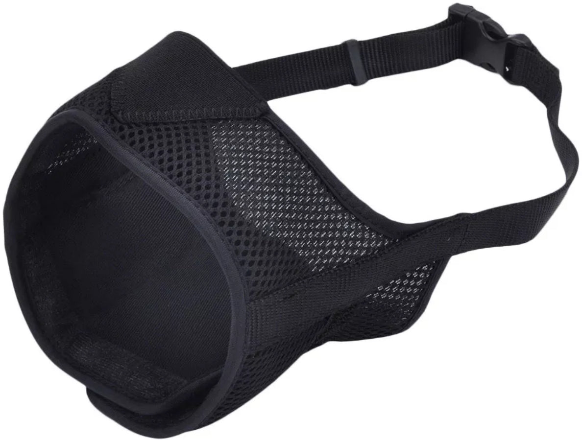 Coastal - Best Fit - Adjustable Comfort Dog Muzzle, Black, 10' - 13' (X-Large)